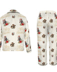 Baha Ranch Christmas Horses Satin Western Pajamas