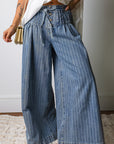 Sutton Casual Wide Leg Jeans