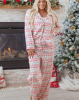 Sarai Christmas Pattern Print Shirt