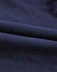 Solid Fleece-Lined Half-Zip Up Collar Sweatshirt