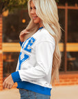 Heaven Striped Detail Baggy Sweatshirt
