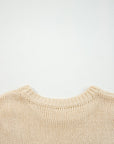 Giselle applique Cap Sleeve Sweater