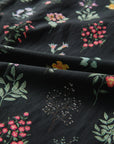 Floral Contrast Frill Trim Short Sleeve Shirt