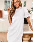 Trinity Sleeve Shift Mini Dress