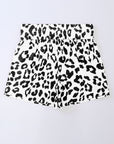 Leopard High Waist Athletic Shorts