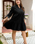 Dorothy Knot Cuffs Mini PLUS Dress