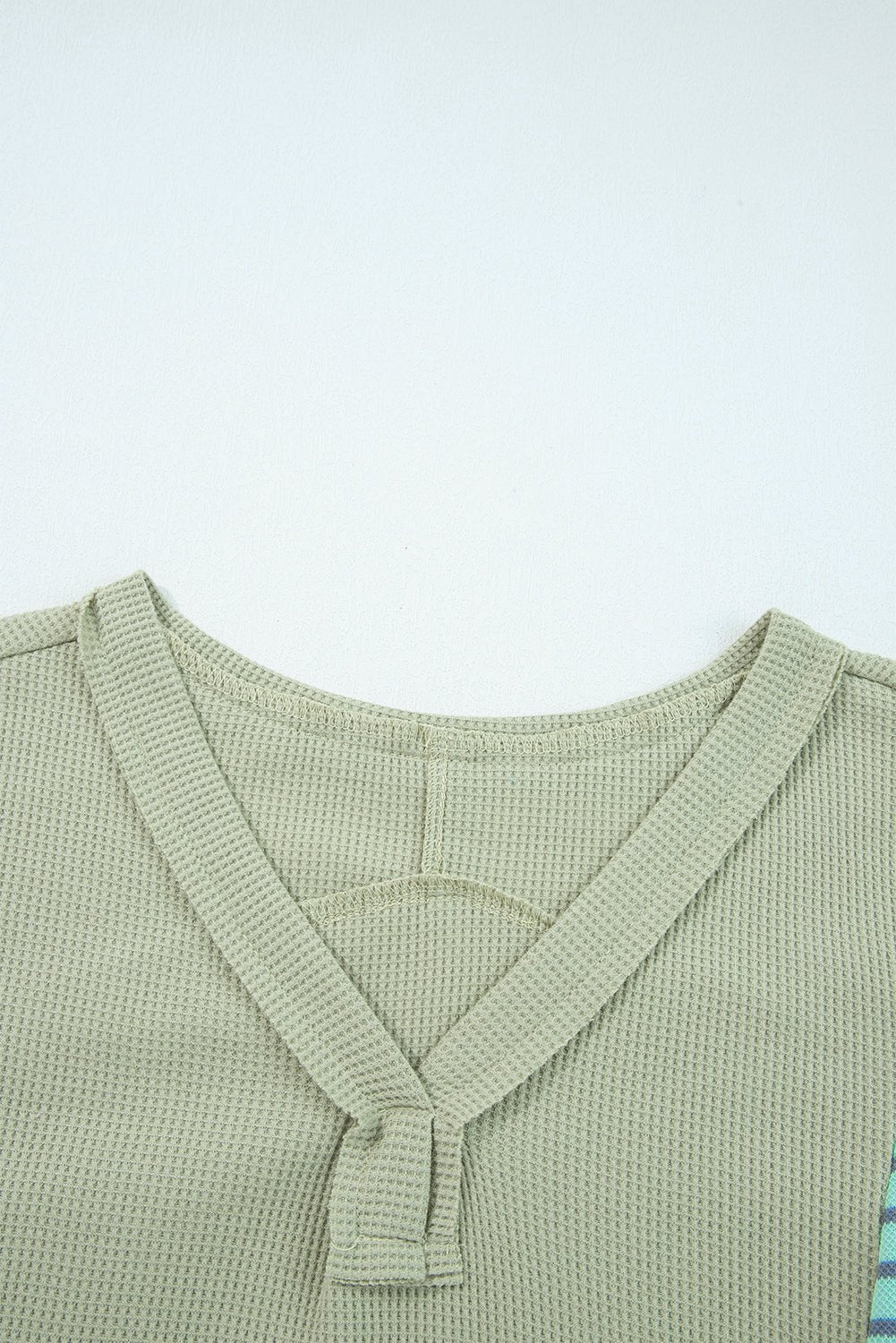Madison Exposed Seam Waffle Baggy Pullover