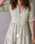Bailey Sleeve Tiered Flattering Dress
