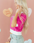 Isla Short Puff Sleeve Sweater