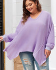 Rivka Exposed Seam Flowy PLUS Top