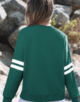 Taylor Striped Oversized Sweatshirt