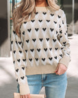 Aspyn Ribbed Trim Loose Sweater