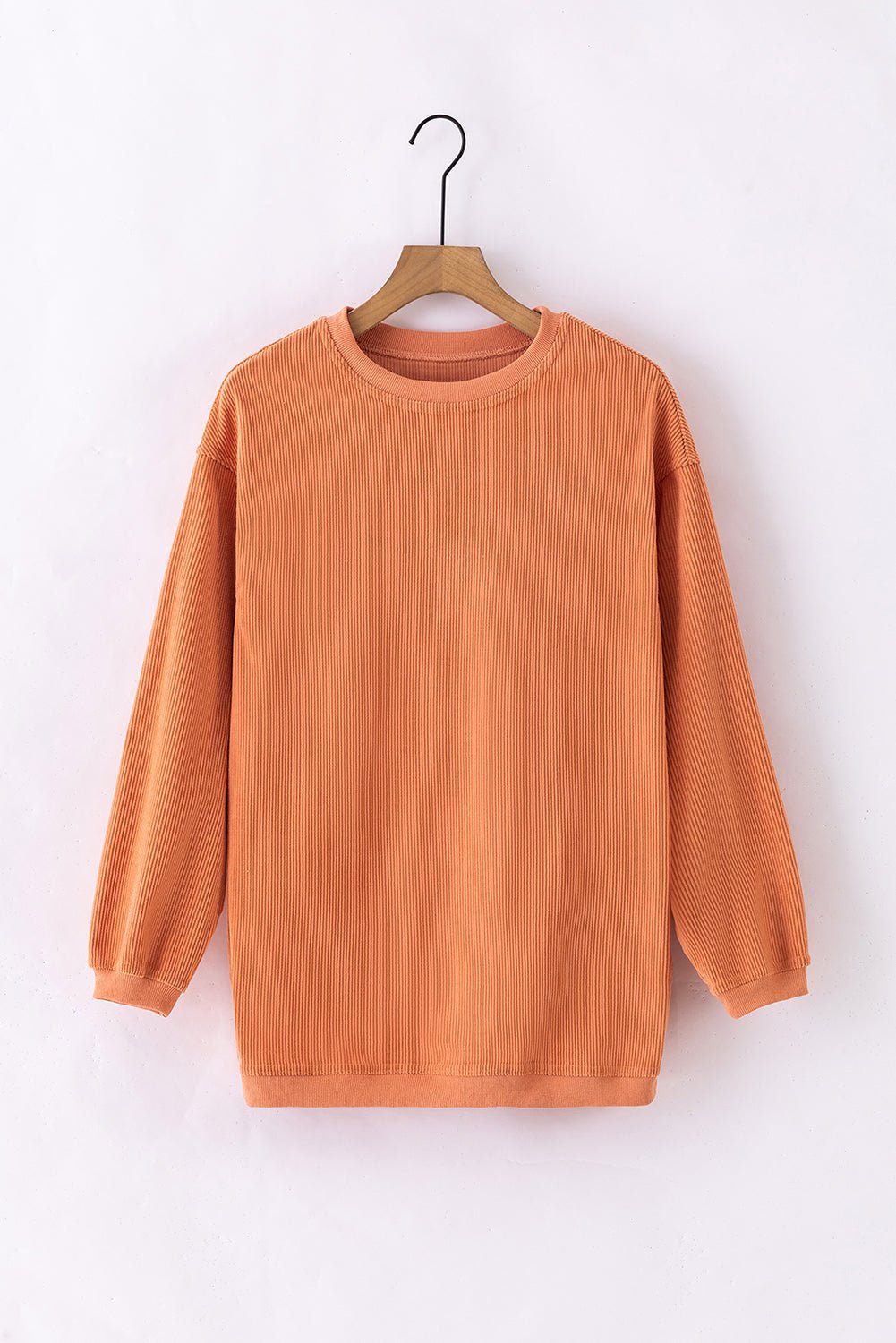 Kamryn Ribbed Corduroy Oversized Sweatshirt