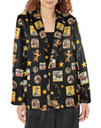 Baha Ranch Vintage Cowgirl Collage Western Blazer