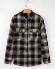 Meredith Double Flap Brushed Shacket