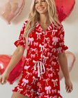 Amayah Ruffled Short Sleeve Shirt