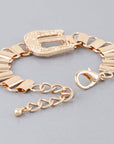 Statement Buckle Belt Bracelet