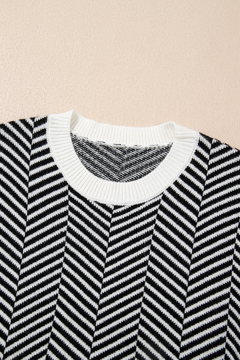 Evelyn Edge Drop Shoulder Sweater