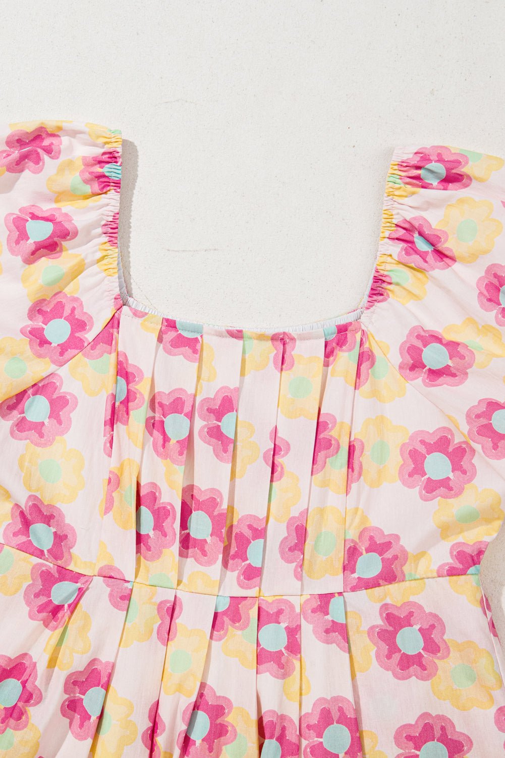 Alessandra Pleated Flared Midi Dress