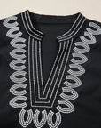 Raelynn Contrast Embroidered Detail Blouse