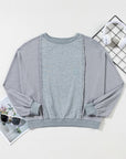 Mercy Hem Pullover top Long Sleeve Top