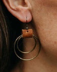 Gold Vintage Hoop Hook Earrings