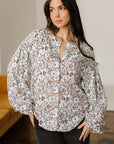 Aubrey Puff Sleeve Down Shirt