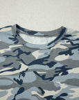 Camo Short Sleeve Crew Neck T-Shirt