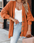Rachel Front Chunky Cardigan Sweater