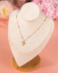 Inaya alloy Puffed Heart Necklace
