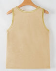 Skyla Metallic Sheen Tank Top
