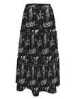 Baha Ranch Ranch Life Western Tiered Prairie Maxi Skirt