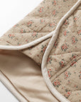 Floral Quilted Button Front Vest