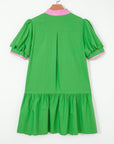 Ainara Ruffle Hem Mini Dress