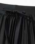Scalloped Trim High Waist Beach Shorts