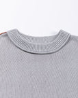 Alejandra Sleeve Ribbed Trim Sweater