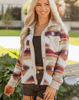 Emily Flap Raw Hem Shacket