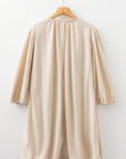 Mila Scallop Detail Mini PLUS Dress