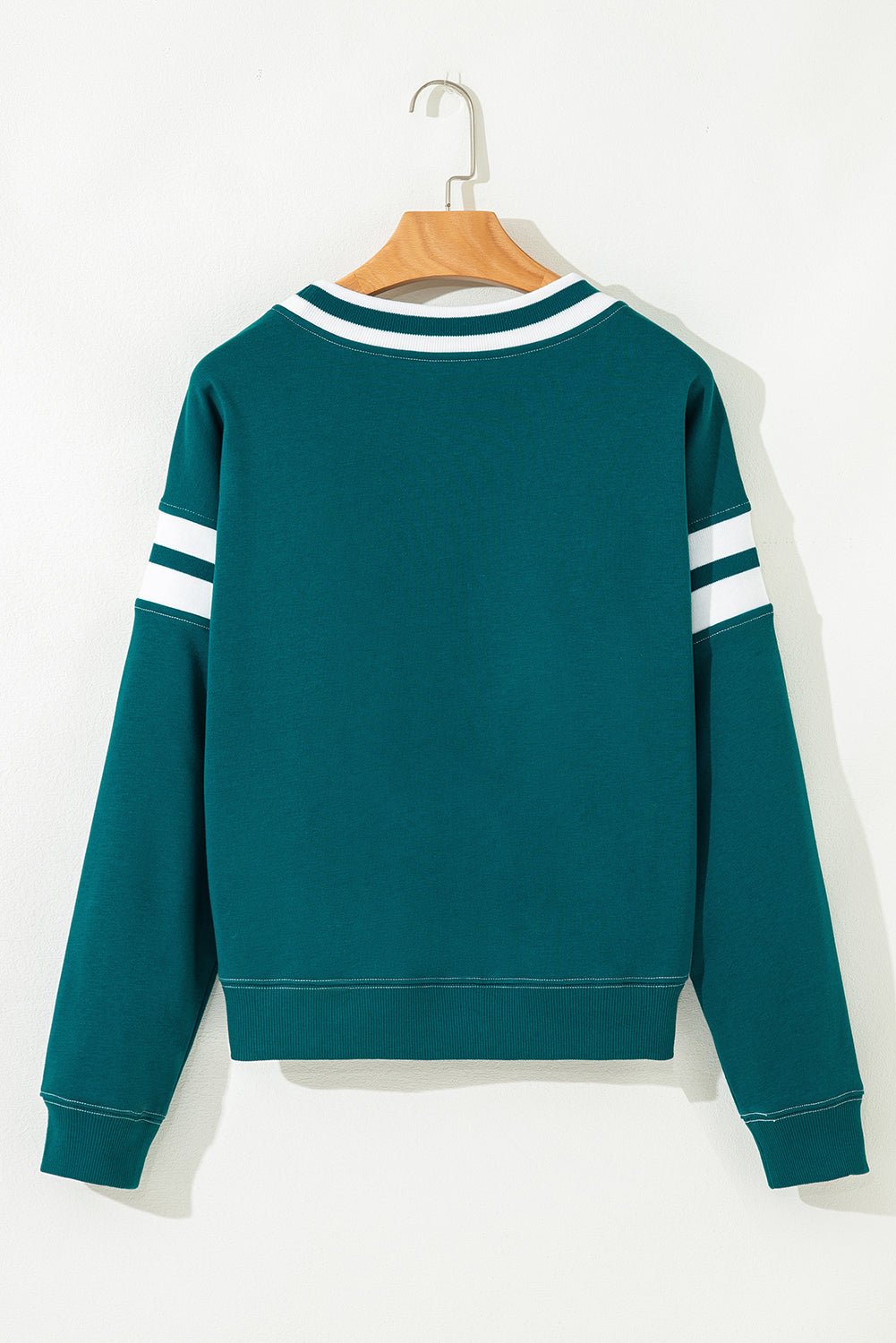 Jadeita Patchwork Drop Shoulder Sweatshirt