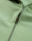 Kate Fleece Lined Half Zipper Kangaroo Pockets Loose Hoodie