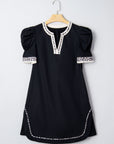 Ruth Sleeve Shift Mini Dress