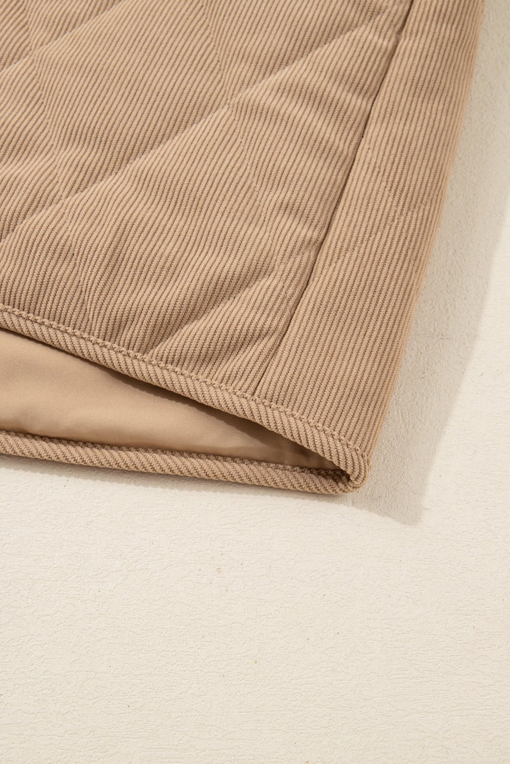 Elizabeth Cord Snap Vest Plus Jacket