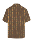 Mocha Aztec Men's Western Camp Shirt