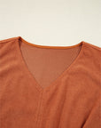 Western Corduroy Embroidered Patch Pocket Mini Dress