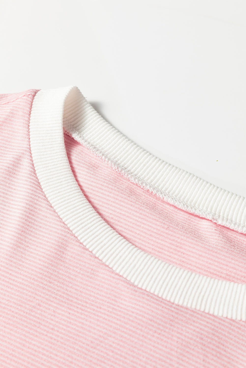 Skyler Contrast Edge Patchwork Long Sleeve Top