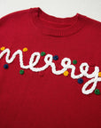 Jade Christmas Drop Shoulder Sweater