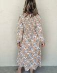 Indy Puff Sleeve Long Dress