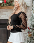 Paulina Ribbed Square Slim Top
