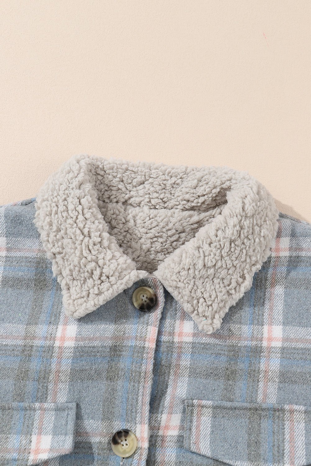 Madison Cuffs Patchwork Plaid Shirt