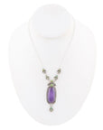 Emile Purple Quartz Sterling Silver Pendant Necklace